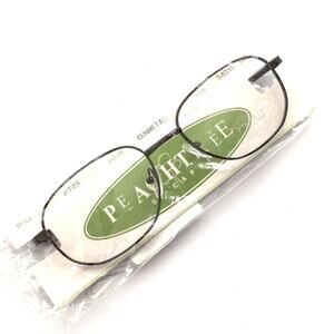 PEACH by Capri reading glasses frame NWT gunmetal